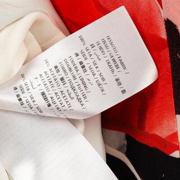 Alexander McQueen PF/19 Torn Rose Ivory Floral Silk Tank - Picture 12 of 13